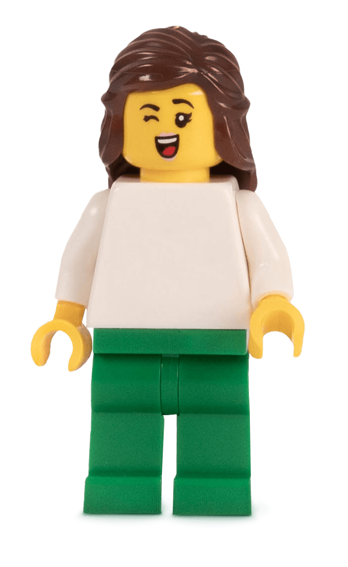 LEGO minifig winking